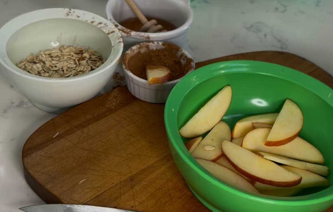 Warm Cinnamon Honey Apples